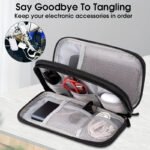 1pc Portable Tech Organizer Pouch