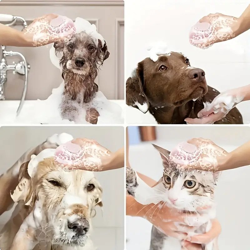 2 in 1 Bath and Massage Tool for Pet