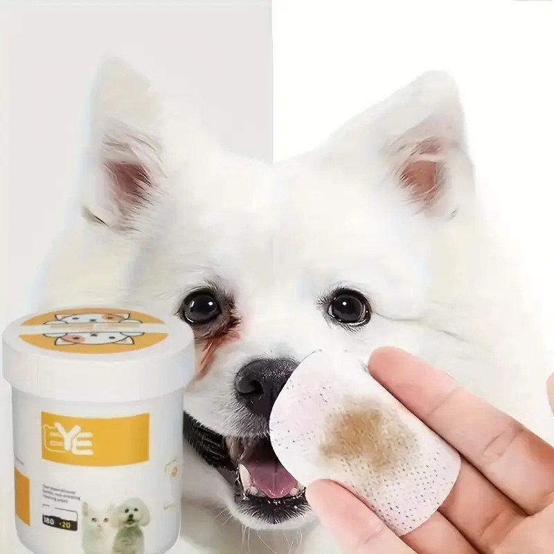 200pcs Gentle Pet Eye Wipes for Cats