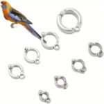 2Pcs Stainless Steel Bird Leg Bands