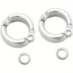 2Pcs Stainless Steel Bird Leg Bands