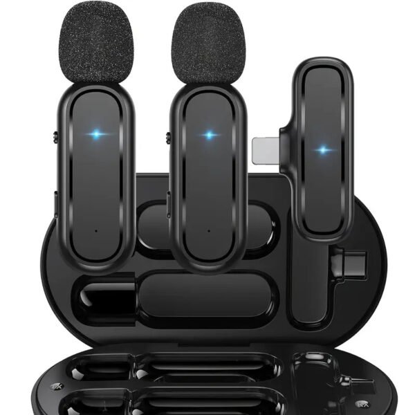 2pcs Professional Wireless Tie Microphone