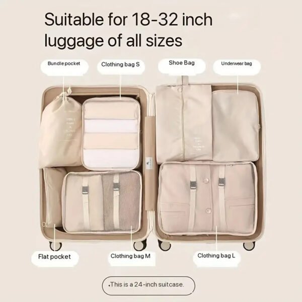 7pcs Travel Organizer Set