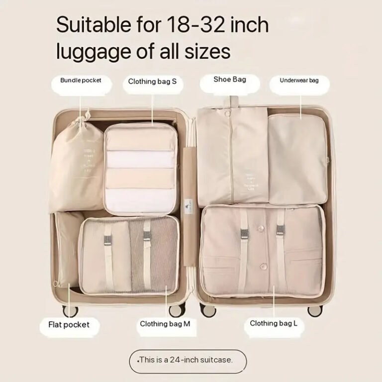 7pcs Travel Organizer Set
