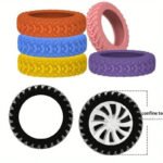 8pcs Silicone Luggage Wheel Covers