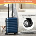 8pcs Silicone Luggage Wheel Covers
