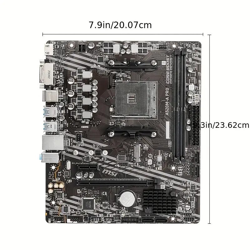 A520 Chipset AM4 Socket Motherboard