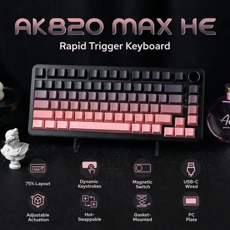AK820MAX HE Wired Gaming Keyboard