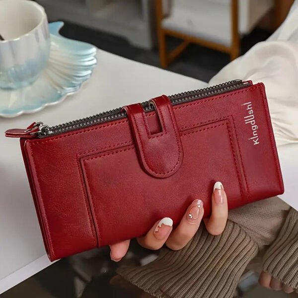 Classic Double Zipper Wallet
