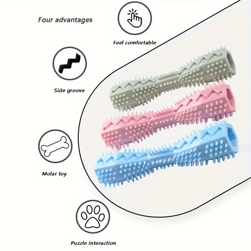 Dog Toothbrush Soft Toy