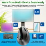 Dual Modes Ergonomic Mouse 2.4G