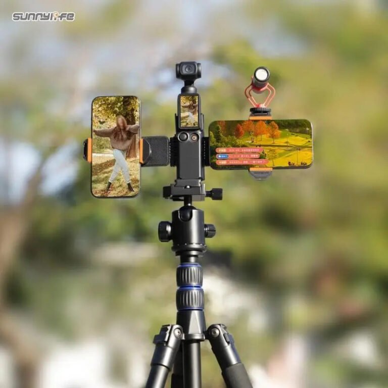 Dual Phone Mount Live Streaming Video Stand