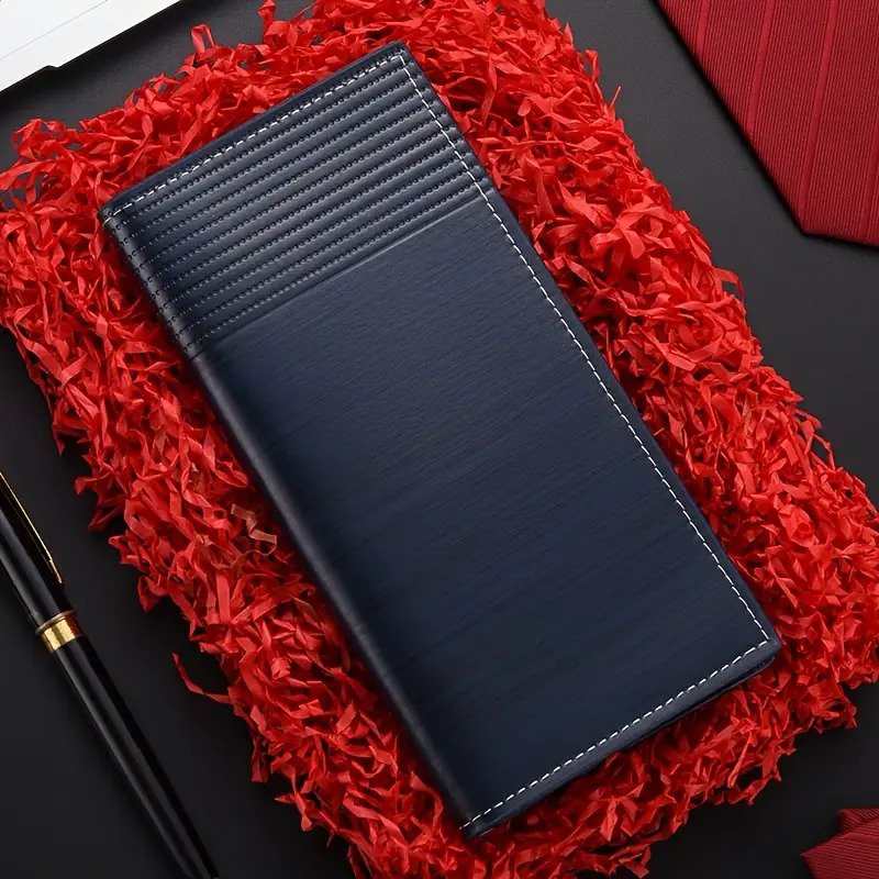 Elegant Men Faux Leather Wallet