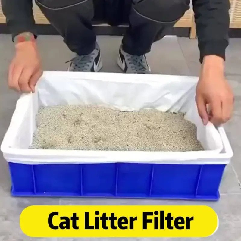 Hands Free Pet Waste Filtering Net