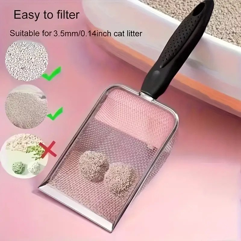 Litter Scoop with Ergonomic Handle