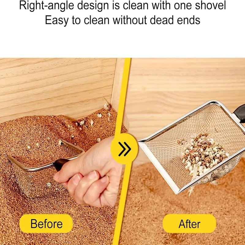 Litter Scoop with Ergonomic Handle
