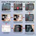 Noise Cancelling Headphones with Touchscreen