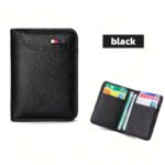 Slim Faux Leather ID and Card Holder