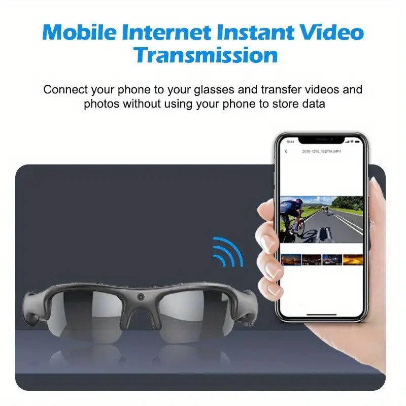 Smart Cycling Glasses Remote Camera Control