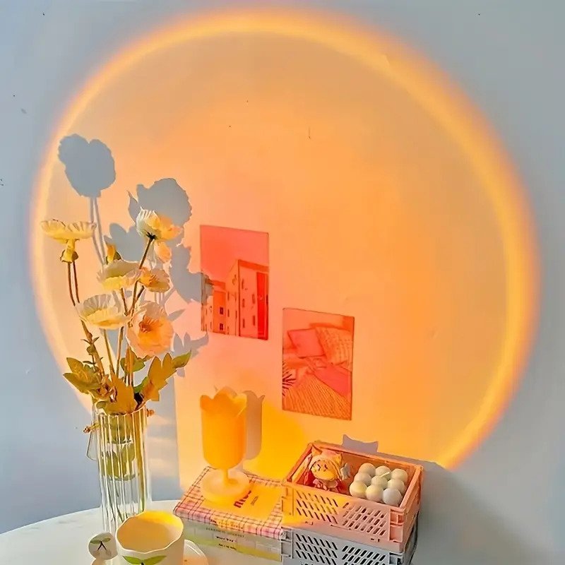 Sunset Red LED Shadow Light