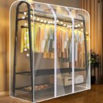Transparency Clothes Hanger Dust Cover