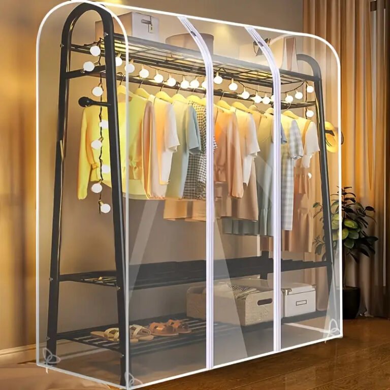 Transparency Clothes Hanger Dust Cover