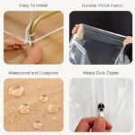 Transparency Clothes Hanger Dust Cover