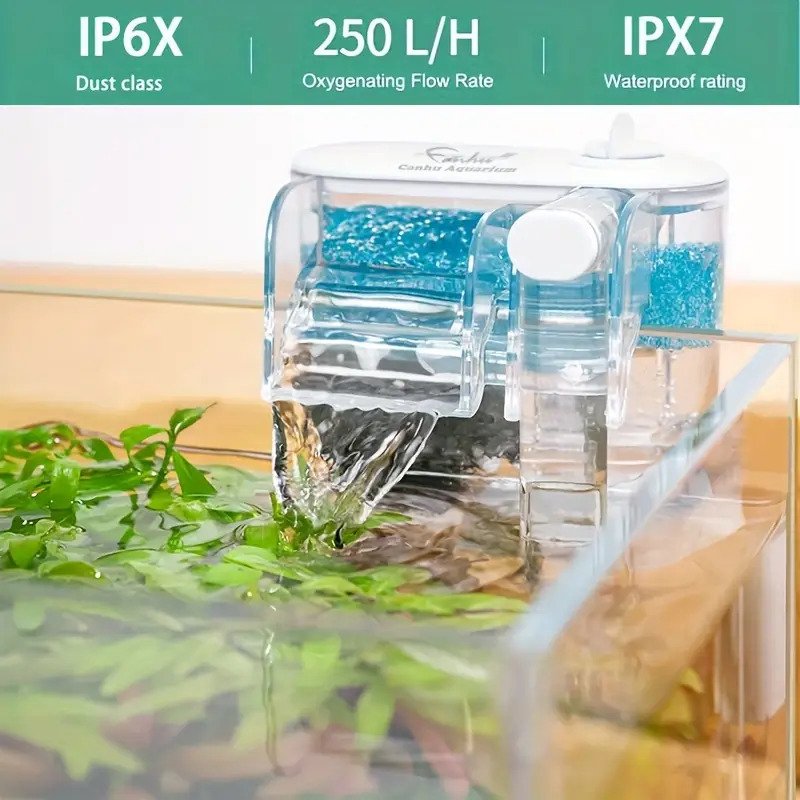 USB Quiet Aquarium Waterfall Filter