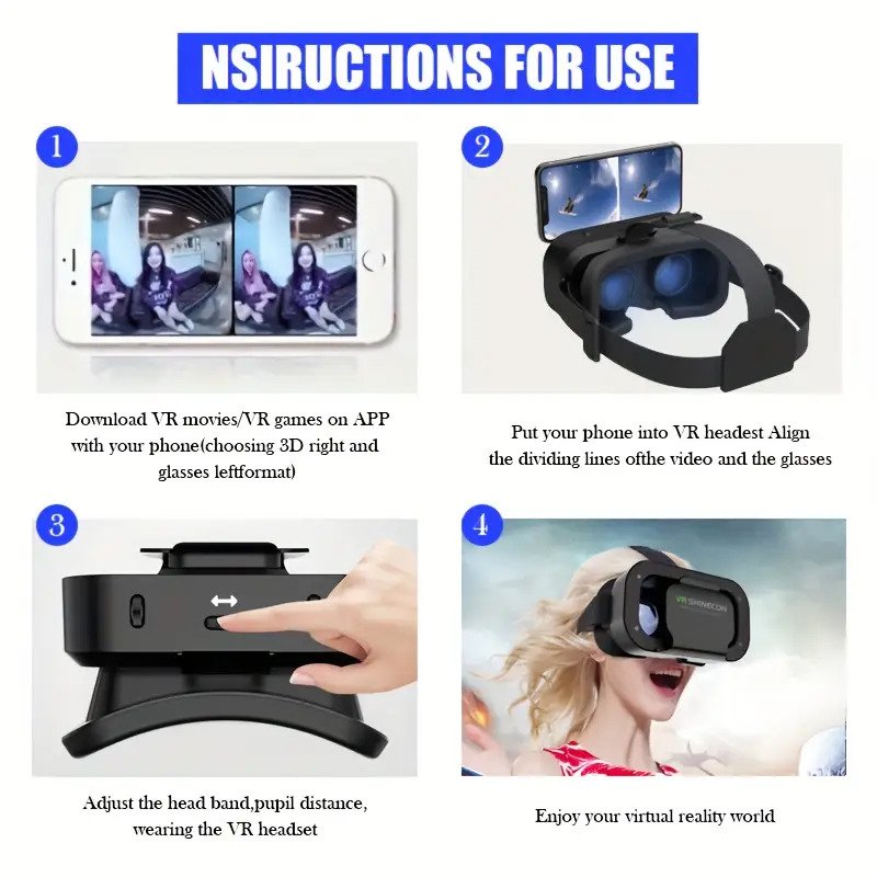 Ultra HD 4K Reality Virtual Reality Glasses