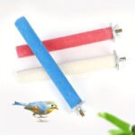Wooden Bird Perch Station Rod